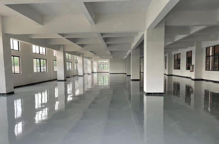 塘厦大马路边现成装修独栋厂房出租1280平可分租小加工厂