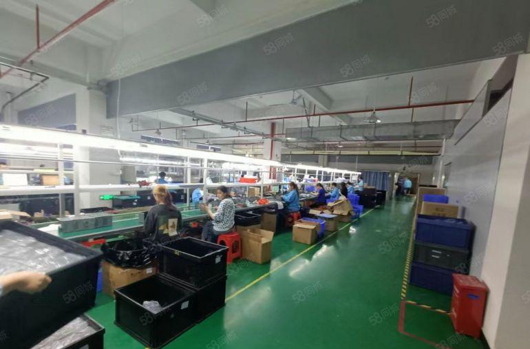 塘厦沙湖新出楼上2800平厂房仓库出租，现成装修，拎包生产