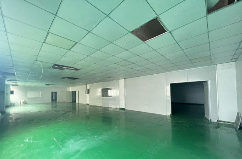 塘厦高速路口楼上标准厂房精装修700平，有吊顶地坪漆独立隔间
