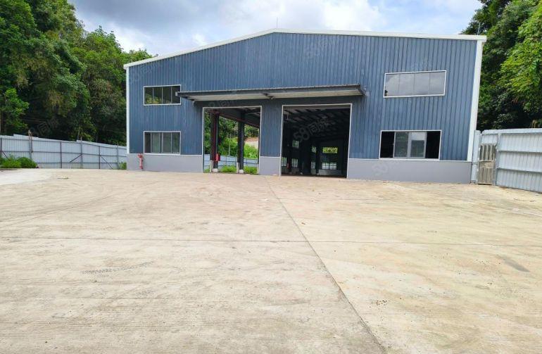 靠山边单一层独院2000平钢构厂房仓库出租滴水7米 可进大车