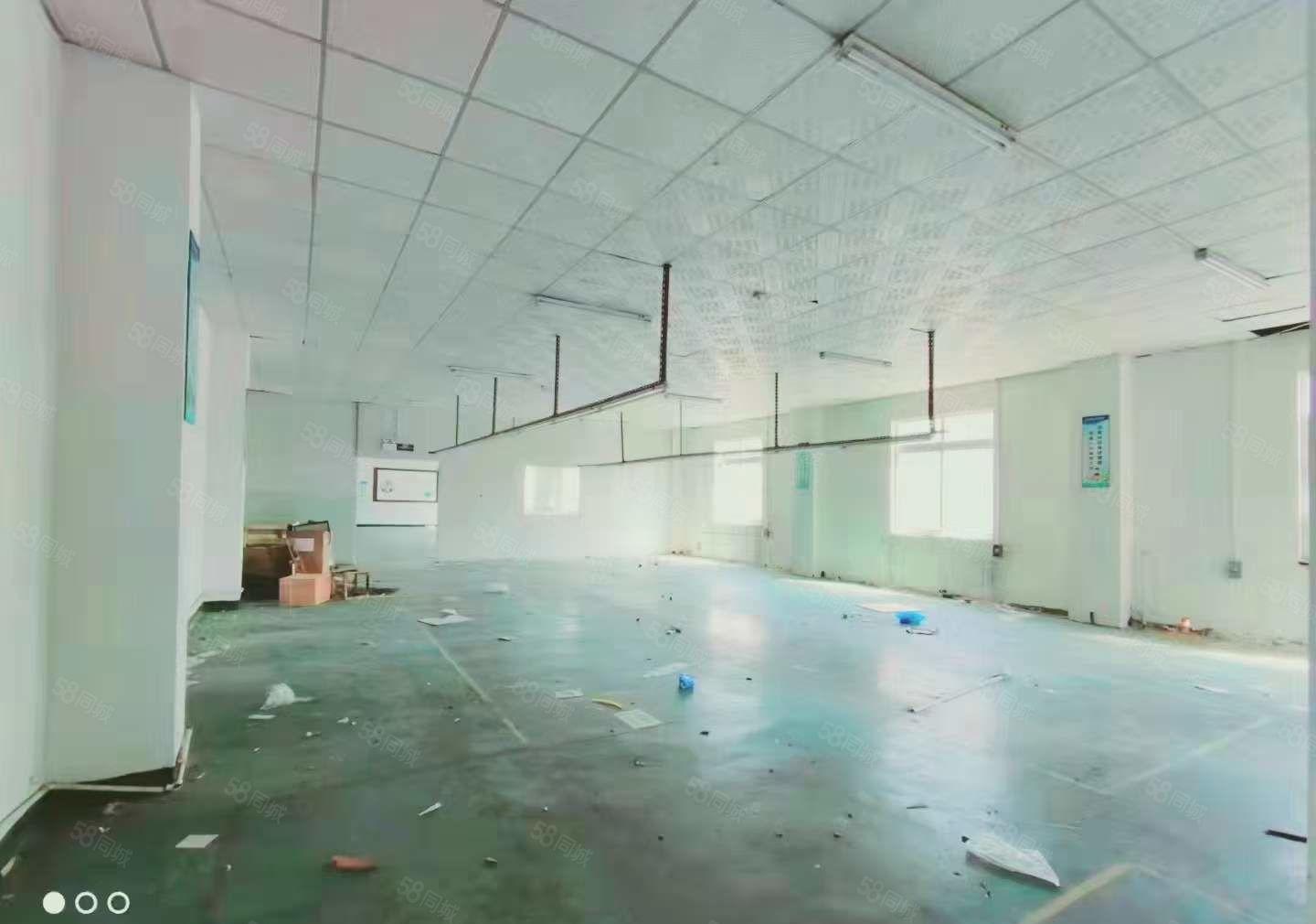 塘厦外环高速口楼上1200平厂房出租现成装修水电，园区空地大