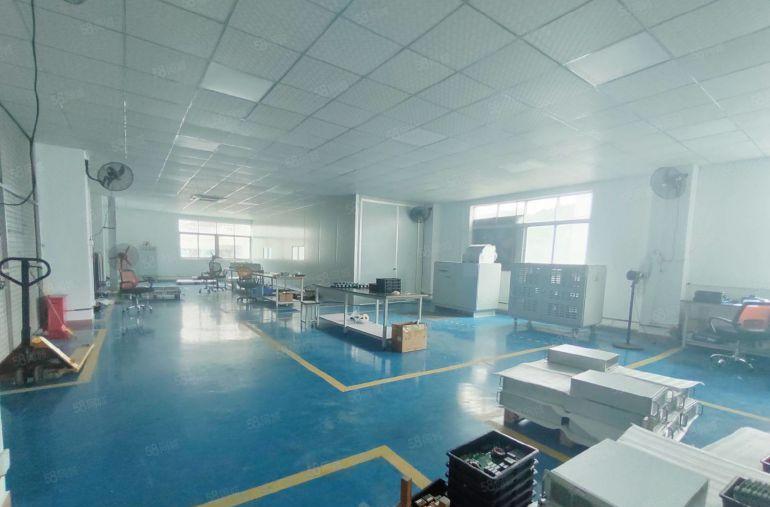 塘厦林村工业区原房东精装修1500平厂房出租全新地坪漆空地大