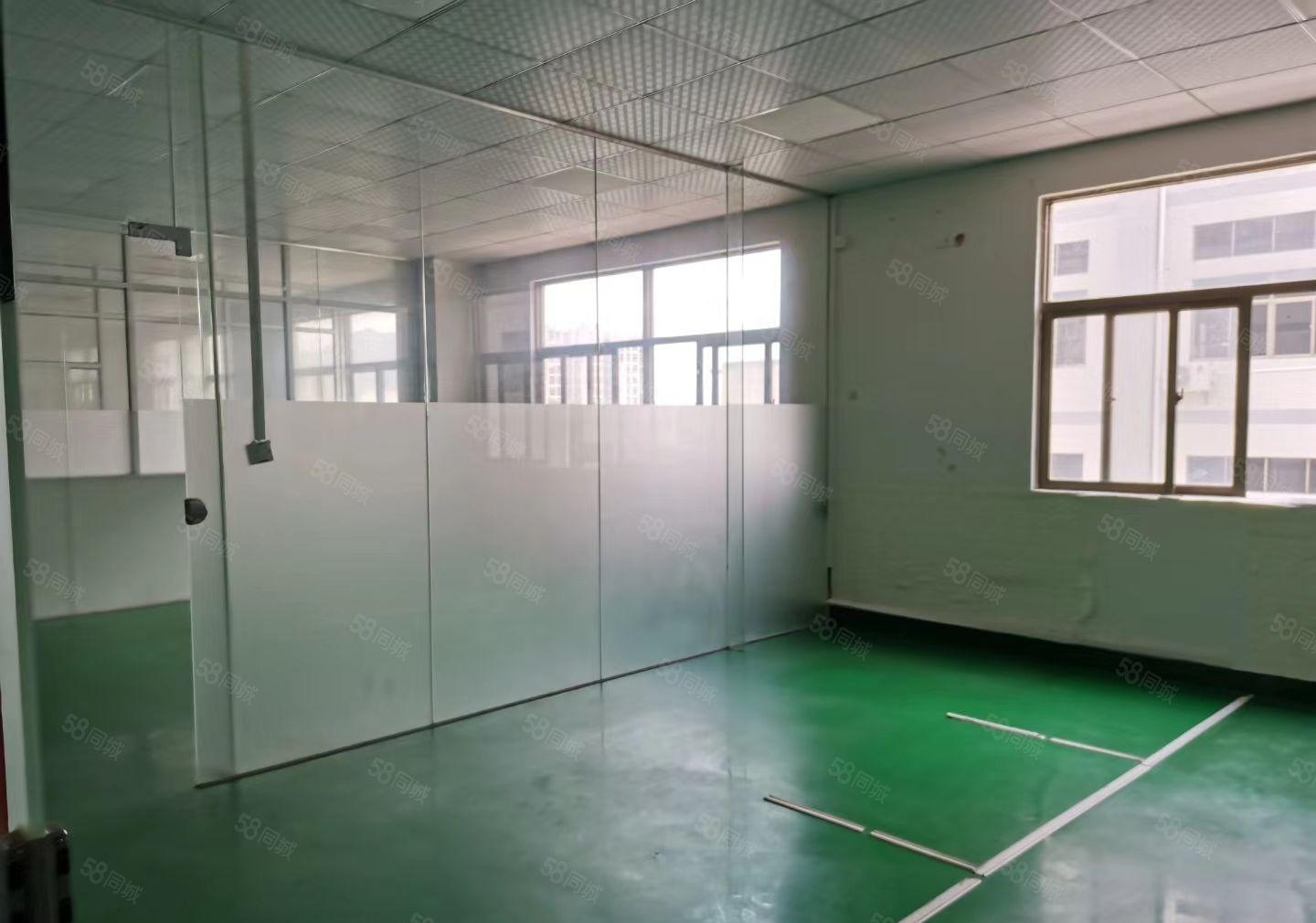 寮步新空出楼上1500平全新地平漆精装修办公室厂房出租