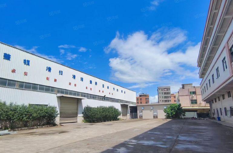 寮步缪边单一层钢结构独院11000平方厂房出租，现成办公室装