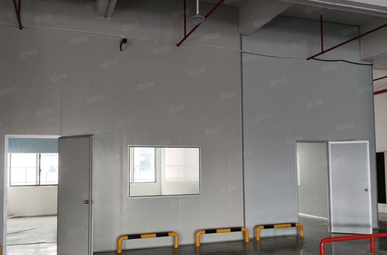 寮步泉塘楼上1300平方厂房出租，办公室带装修车间现成地坪漆