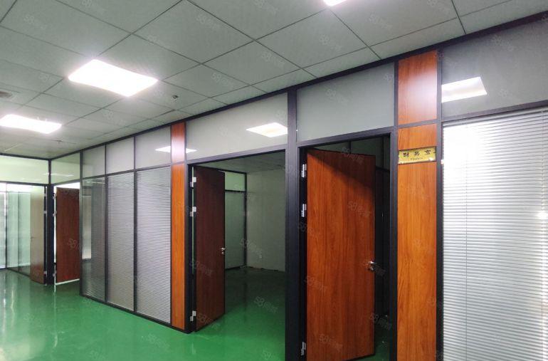 寮步凫山2楼1100平方厂房出租，现成办公室装修，小无尘车间