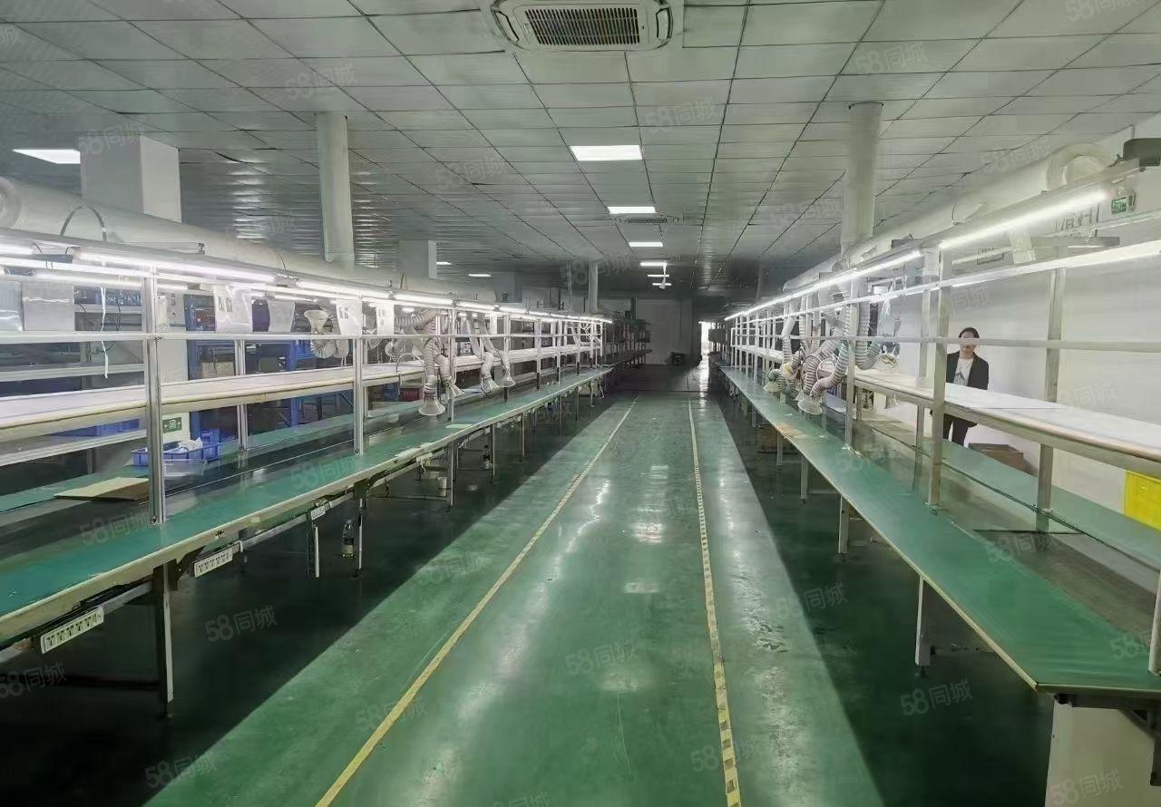 寮步汽车站新出工业园二楼整层1650平带装修水电到位厂房招租