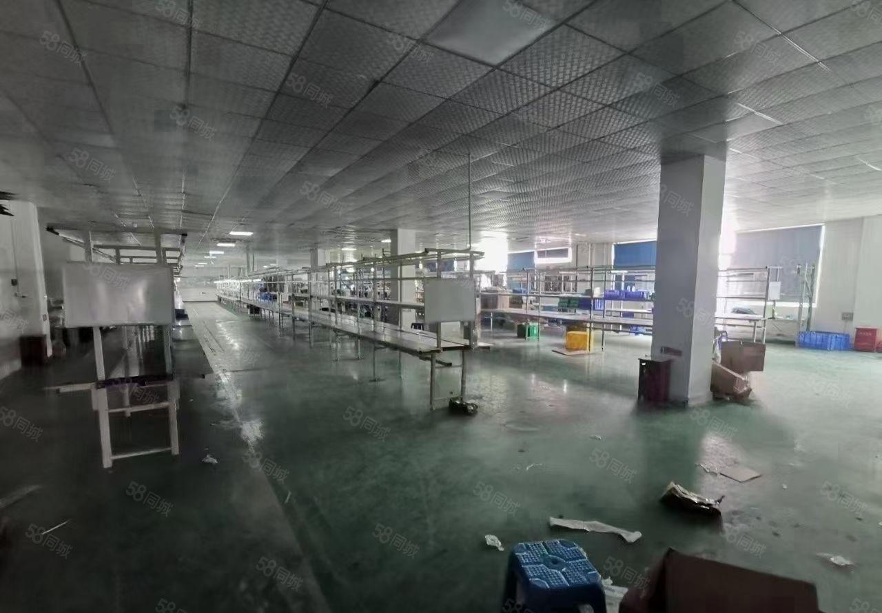 寮步汽车站新出工业园二楼整层1650平带装修水电到位厂房招租