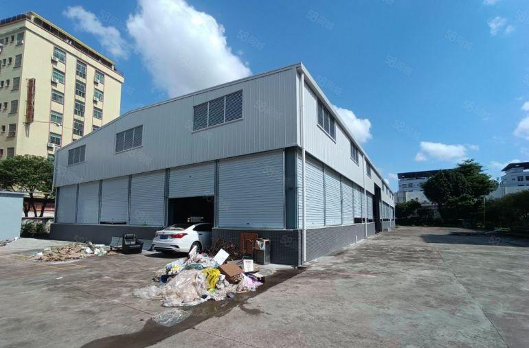 寮步独门独院单一层钢构厂房1560平米，原房东，空地大便宜