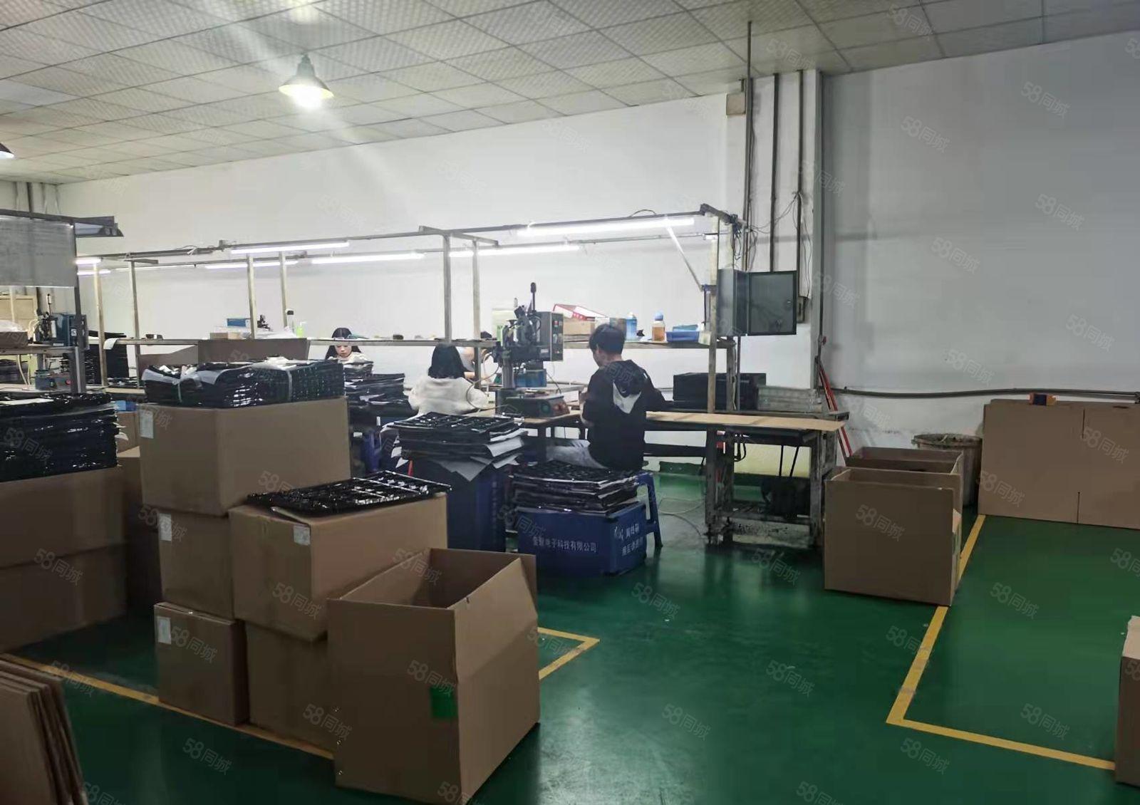 好招工 凤岗雁田布心精博附近 楼上带装修厂房出租2700平