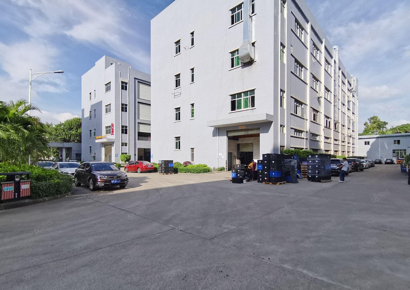 凤岗雁田布心工业城一楼2百5百8百1千平红本仓库厂房出租分租