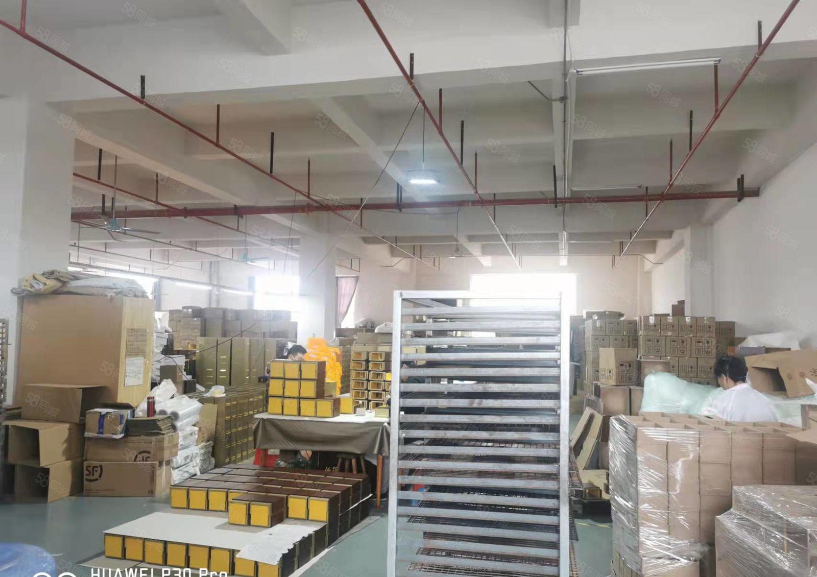 带卸货平台 凤岗雁田怡安工业城楼上2000平方带装修厂房出租