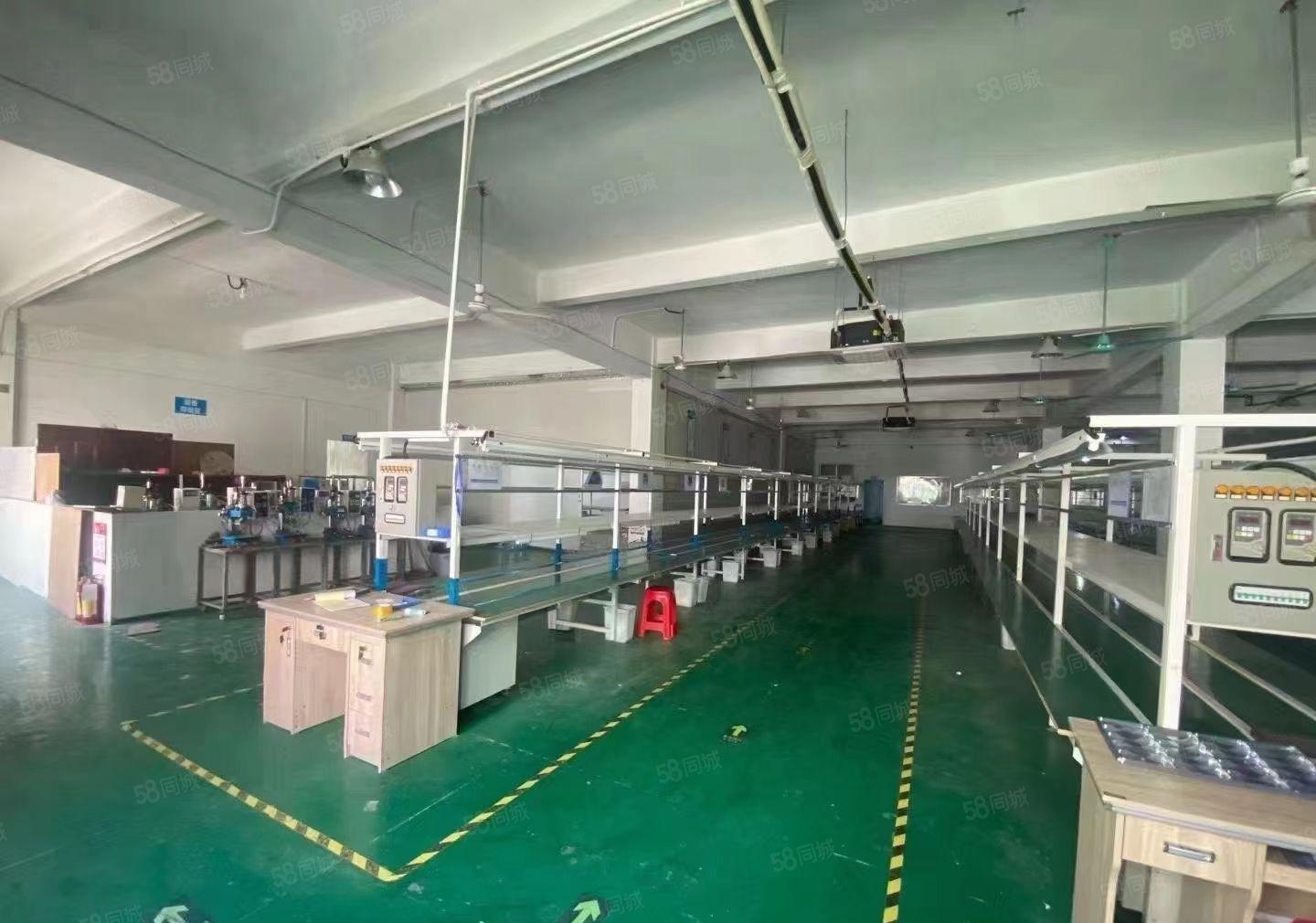 凤岗雁田布心新出4楼1000平方分租，厂房精装修，无转让费