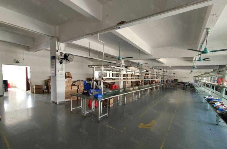 租金14元免租期2个凤岗布心原房东厂房出租1200平现成装修