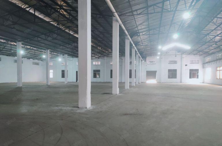 雁田龙平西路边上物流仓库 五金注塑标准钢构出租3500平