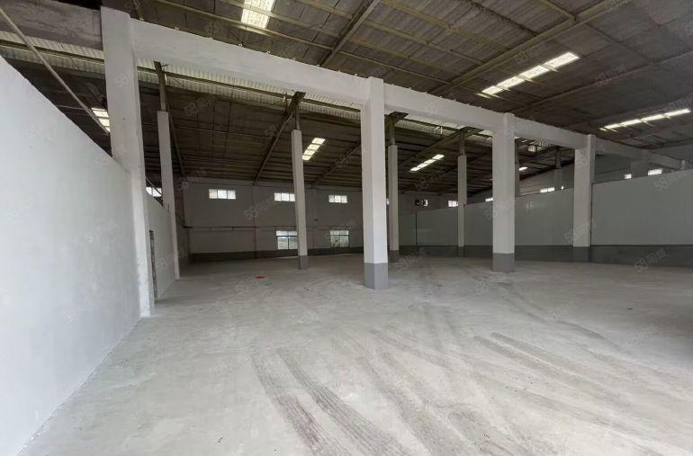 万江小享单一层700平方厂房出租滴水9米可装行车院子大交通好