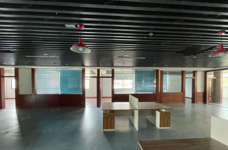 万江石美豪华装修二楼618平方办公室出租现成水电院子大好停车