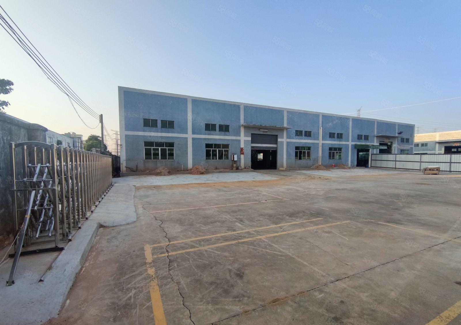 万江汾溪路边独门独院单一层砖墙到顶厂房出租4500平米价格低