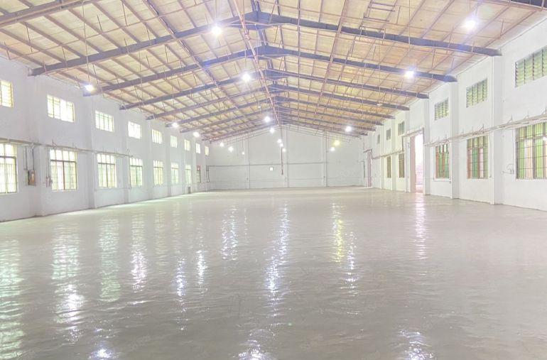 原房东樟木头 单一层 滴水10 全新地坪漆 800平起分