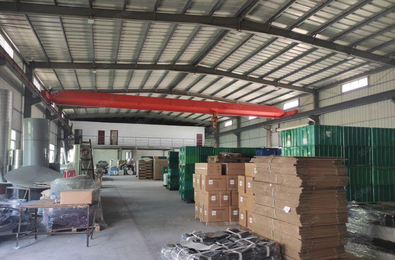 滴水8米独栋钢构厂房出租现成行车办公室适合五金模具设备塑胶等