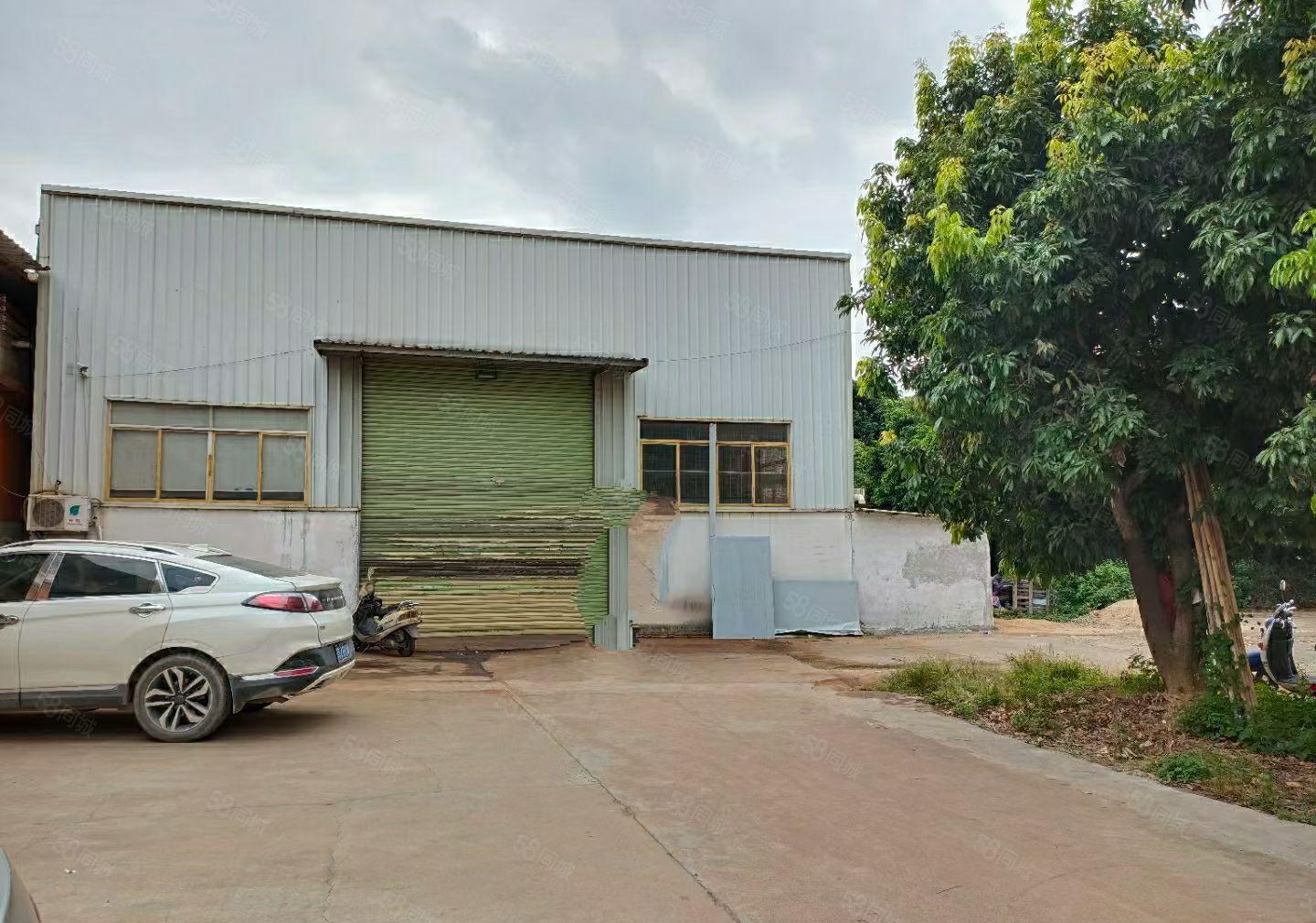 大朗 新马莲独院钢构厂房650平，大车可进空地大，工业用地