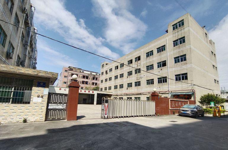 大朗富民路旁独院4500平方现成办公室地坪漆低价厂房出租