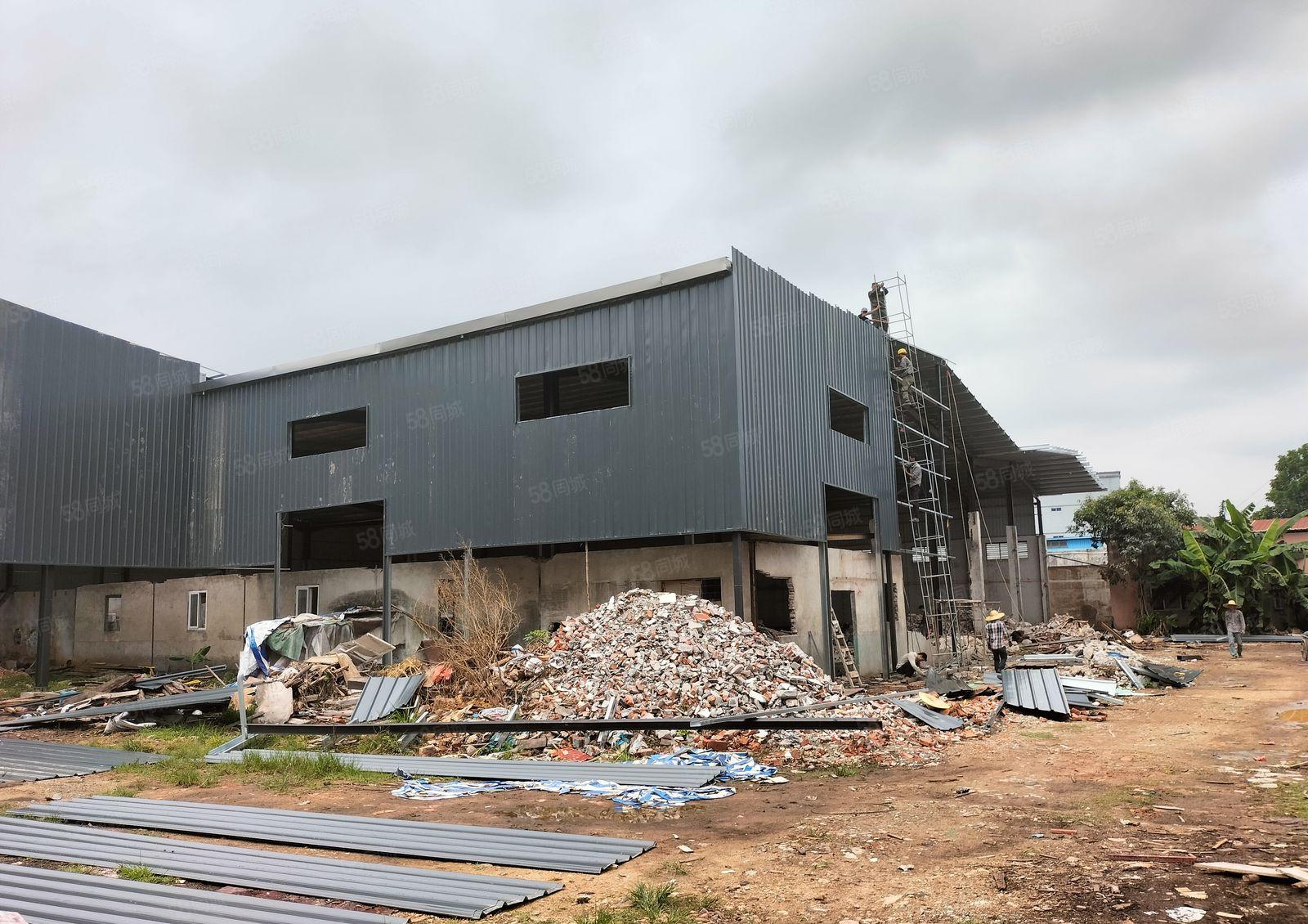 黄江镇工业用地4000平厂房，新建10米滴水钢构重工厂房