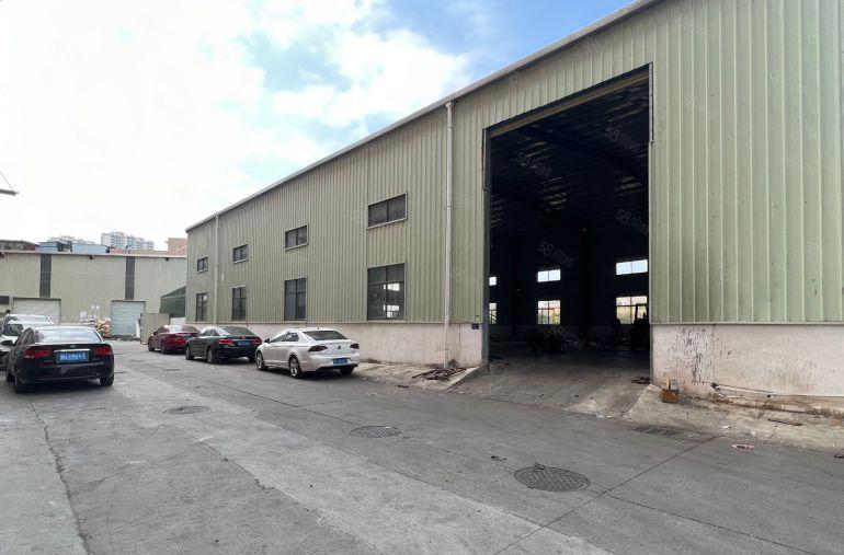 黄江北岸1000平方钢构厂房可做塑胶五金泡沫纸箱行业