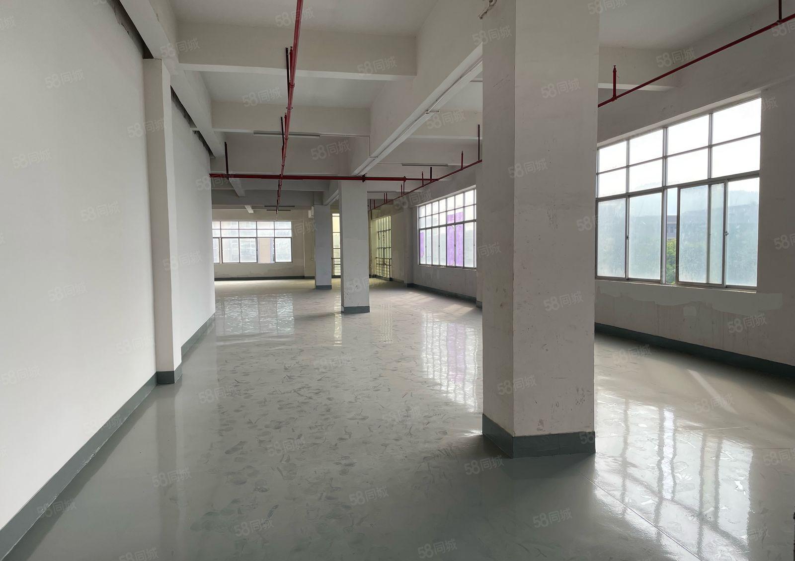 黄江镇临深工业厂房低价分租3500平有办公室地坪漆喷淋