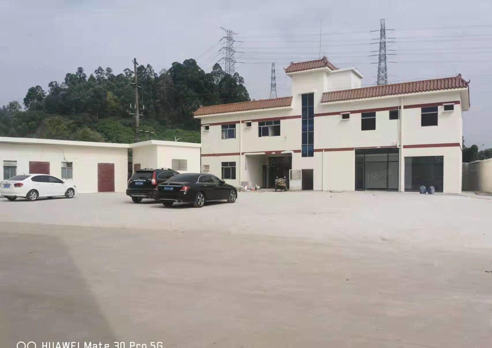 黄江新出独院厂房13000平出租，全新翻新形象好空地大