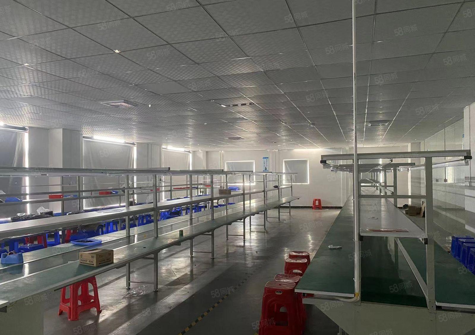 黄江北岸洁净车间整层900方，现成装修空调，价格实惠