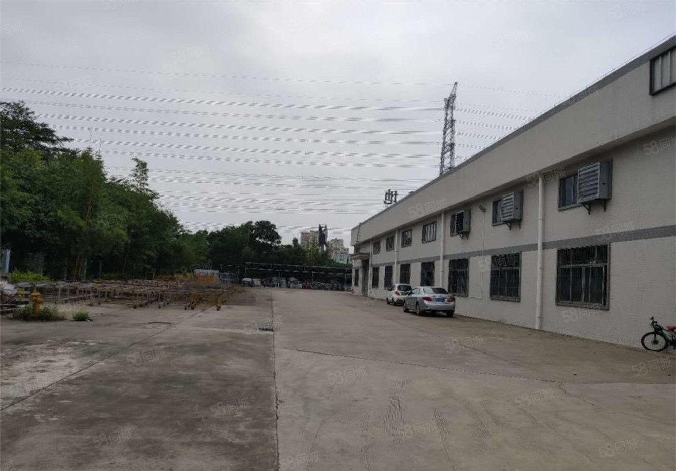黄江原房东钢构厂房出租单一层2800平方，滴水8米牛角带航车