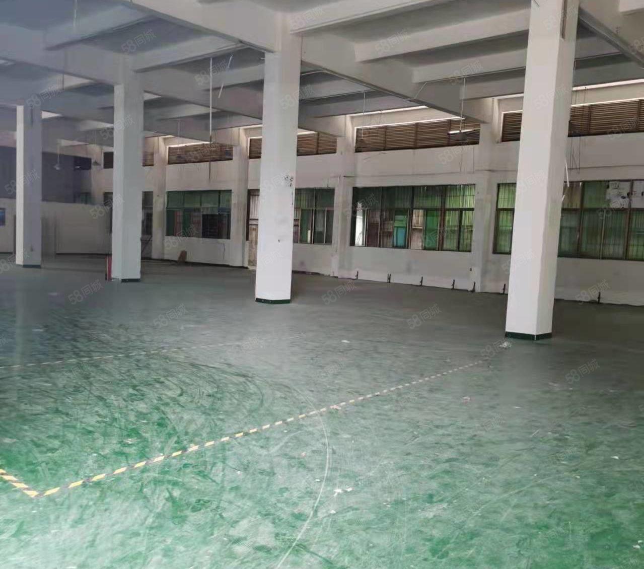 黄江镇中心适合注塑厂房出租，一楼1730平方滴水7米可办环评