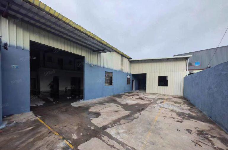 黄江刁朗小独院单一层钢构低价一楼厂房出租680平空地大无居民