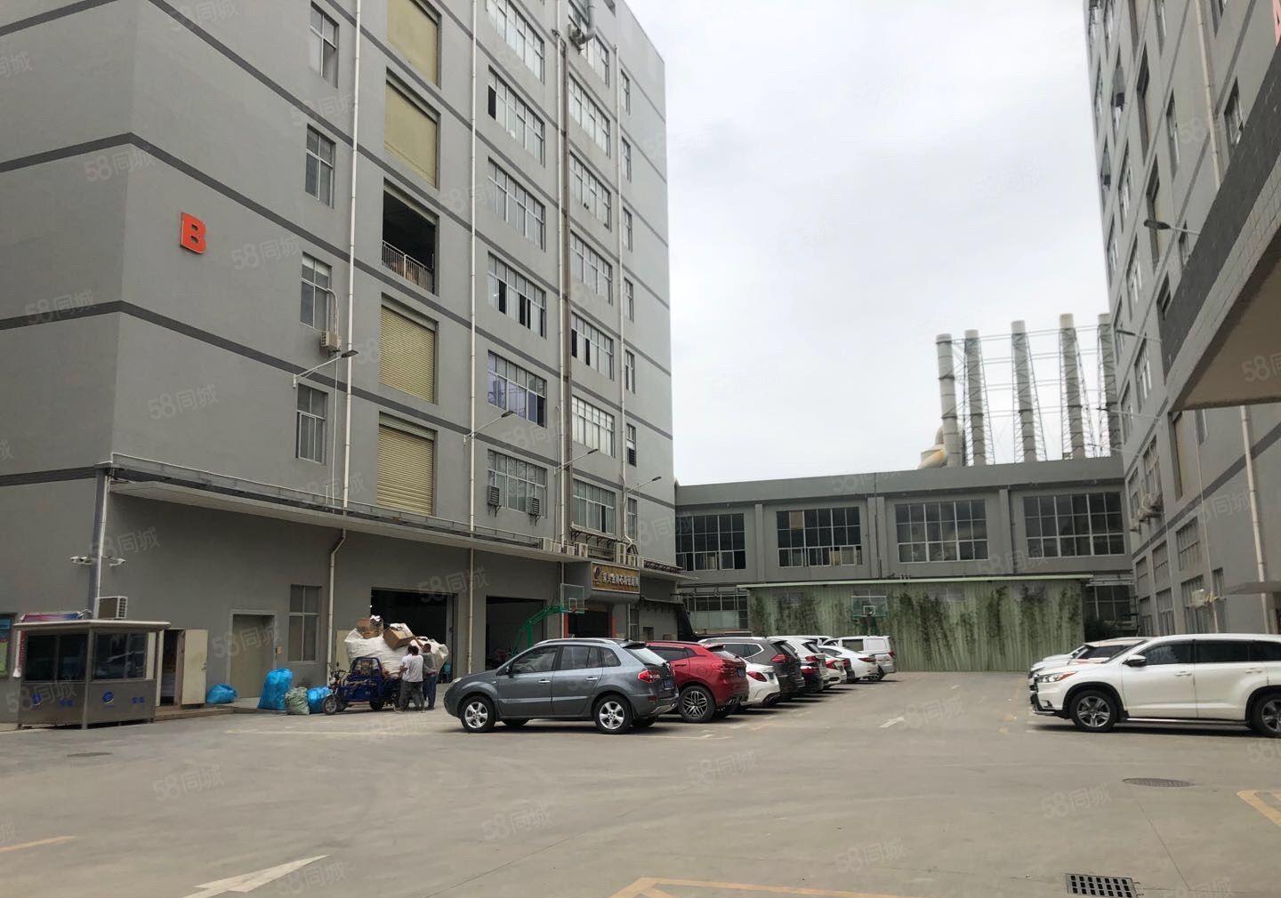 黄江靠深圳田心村全新工业园楼上1200平方厂房出租带精装修