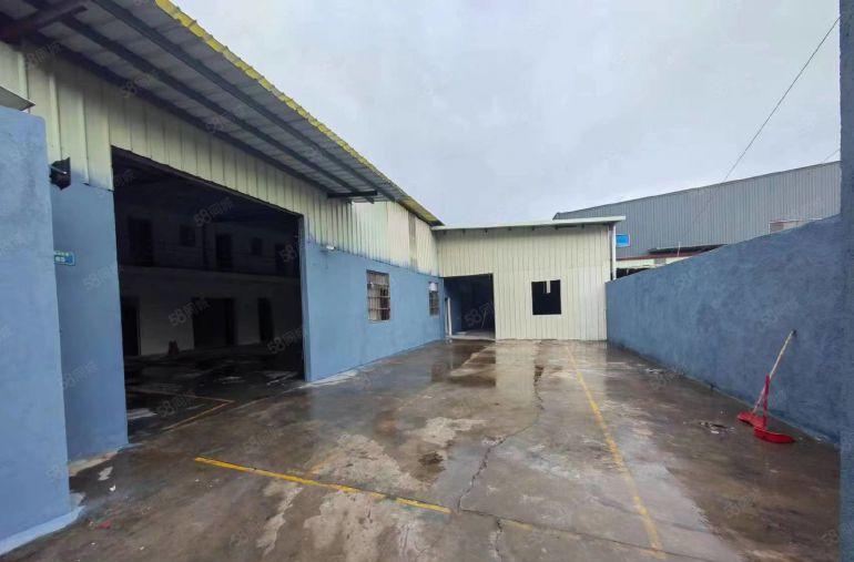 黄江刁朗小独院单一层钢构低价一楼厂房出租680平空地大无居民