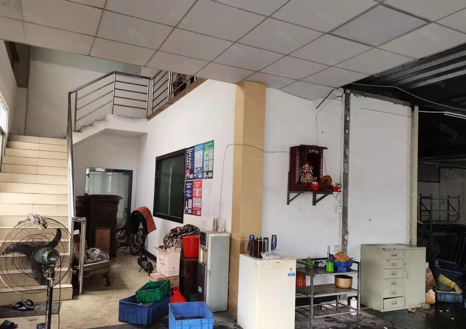 黄江刁朗工业聚集地单一层钢构厂房分租1100平方带装修空地大