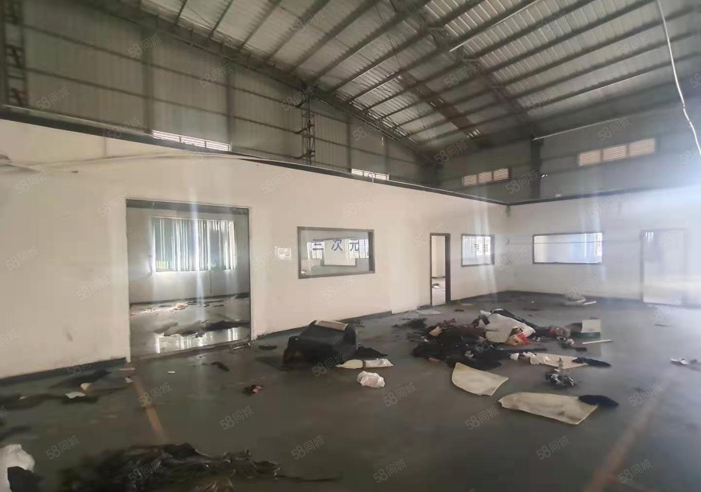 可办环坪107国道旁新出独院单一层2800平钢构厂房出租