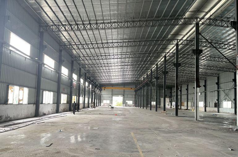 大岭山新出原房东单一层独院滴水10米带独栋办公室带航车空地大