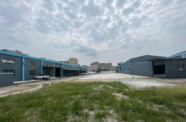 大岭山新出钢构独院500平起租超大空地无居民证件齐全工业用地