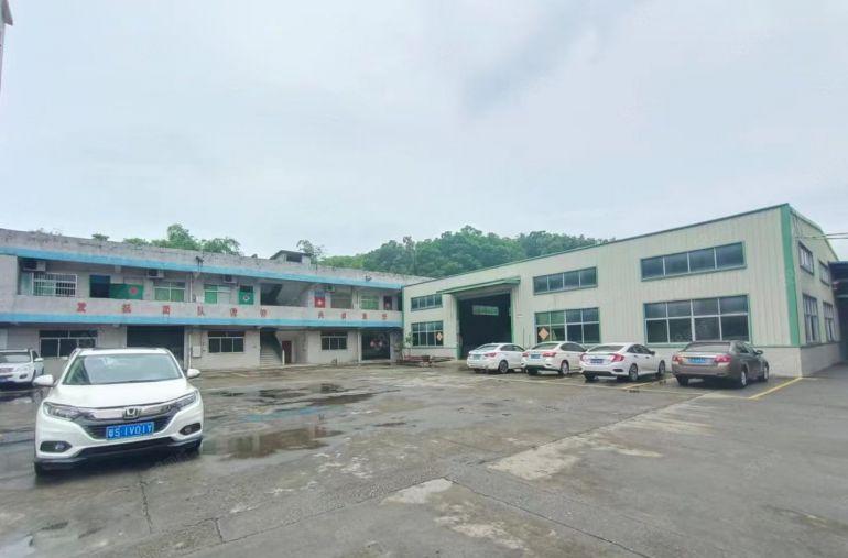 大岭山新出靠山原房东独栋钢结构1000平滴水8米工业用地