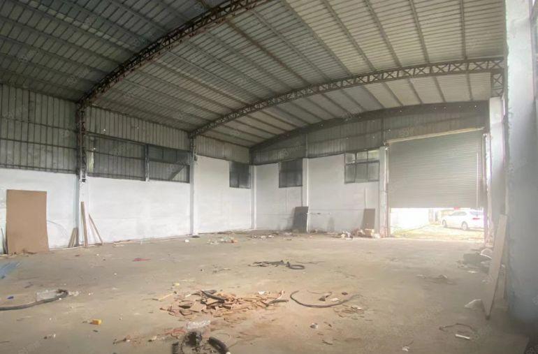 大岭山镇原房东小面积单一层450平方铁皮厂房出租