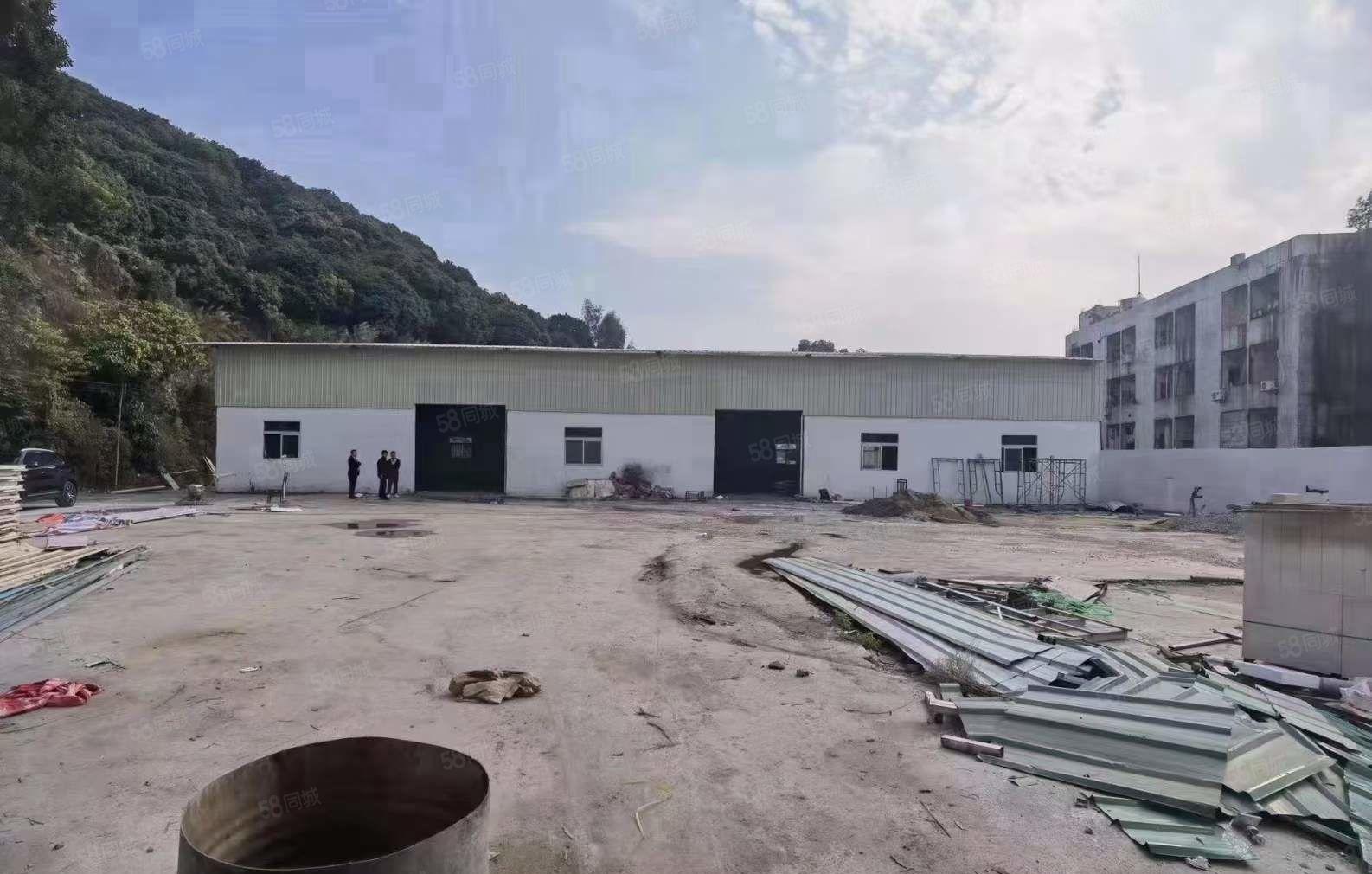 大岭山靠东城 1500平原房东独院厂房出租 高7米 可分租