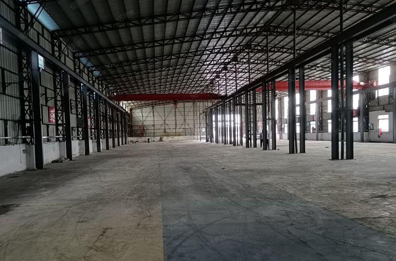 现成航车厂房来了，原房东单一层钢构3200平厂房出租