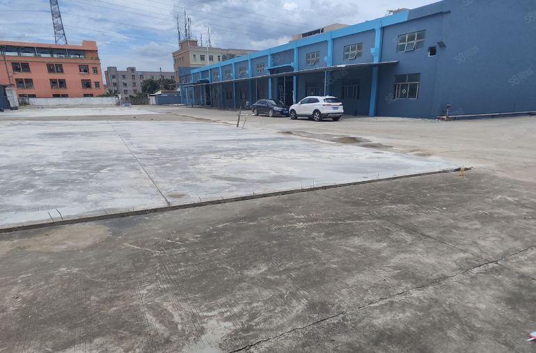 大岭山靠深圳原房东独院砖墙到顶10米高，带航车2部，可办环评