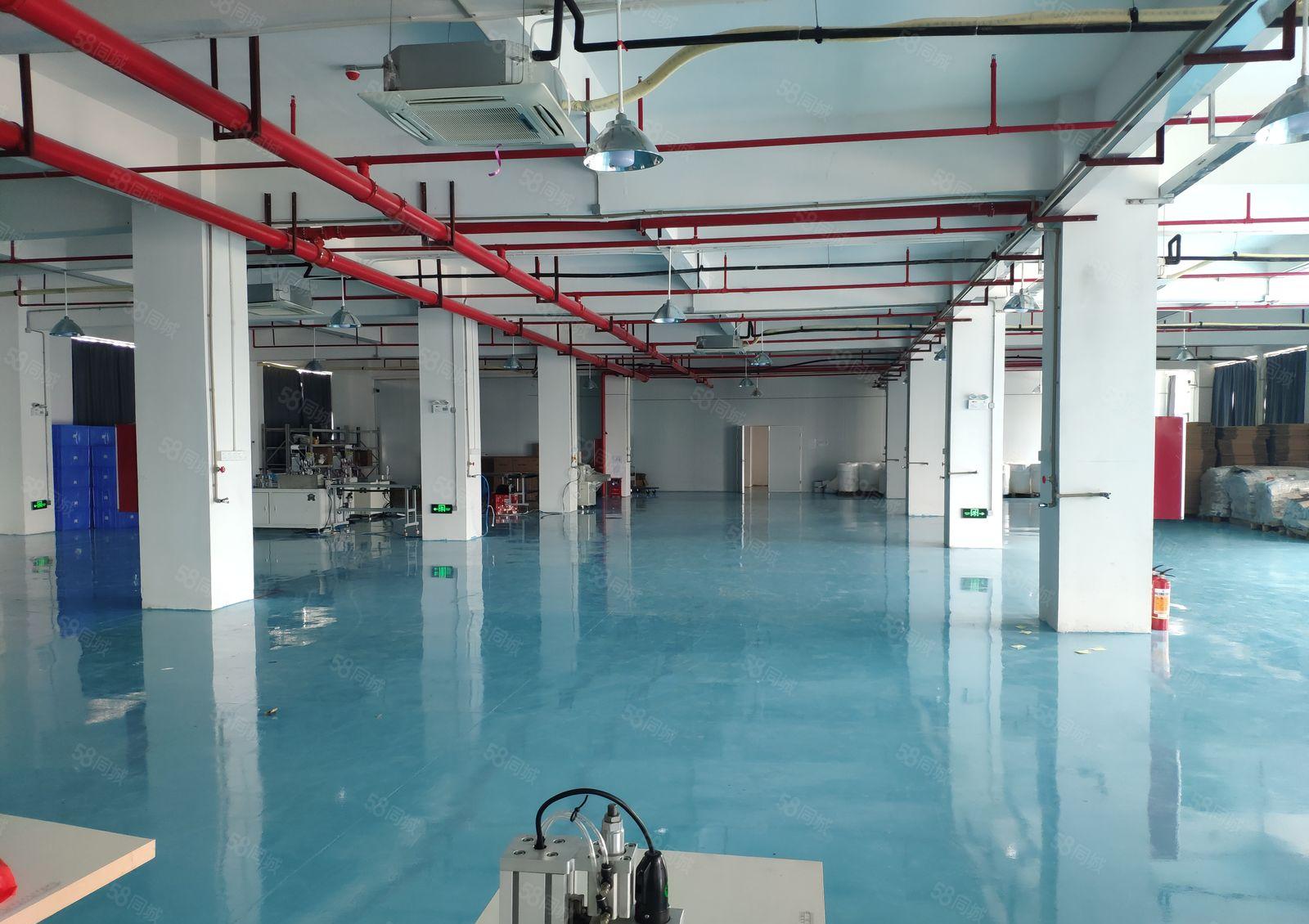 大岭山全新楼上2880平厂房出租仓库出租，水电办公室齐全