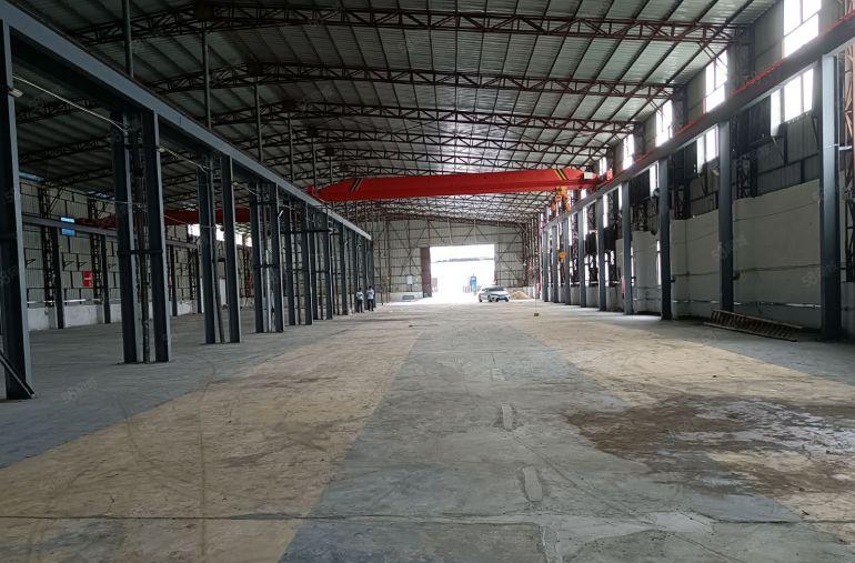 现成航车厂房来了，原房东单一层钢构3200平厂房出租