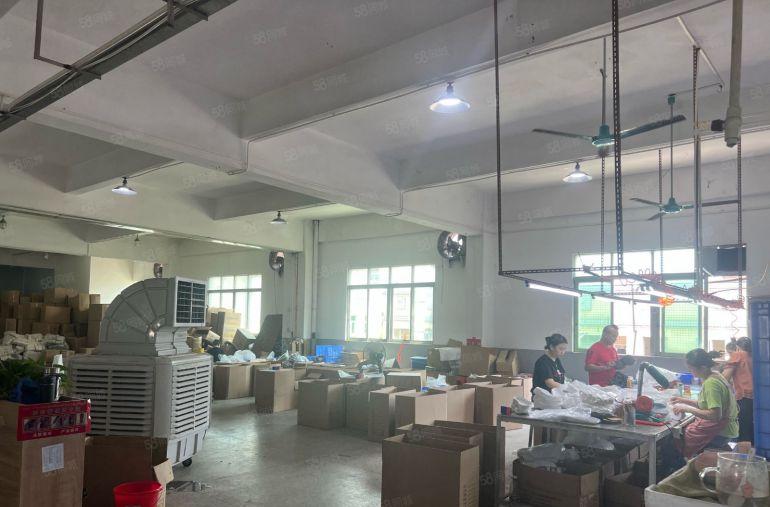 大岭山 工业区厂房楼上1900平精装修水电齐全低价出租