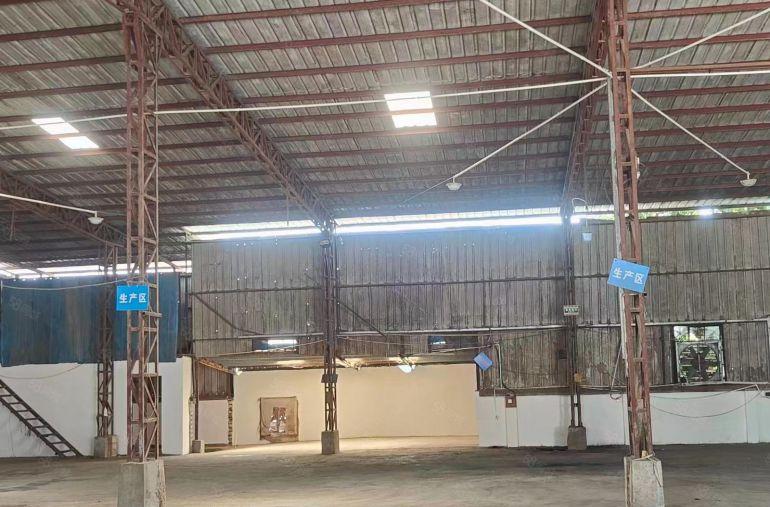 大岭山原房东独院单一层滴水7.5米厂房出租 水电齐全 无公摊