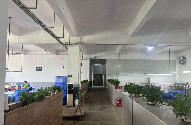 大岭山 工业区厂房楼上1900平精装修水电齐全低价出租